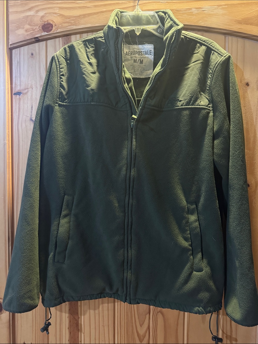 Aeropostale Olive Green Men's Fleece Jacket